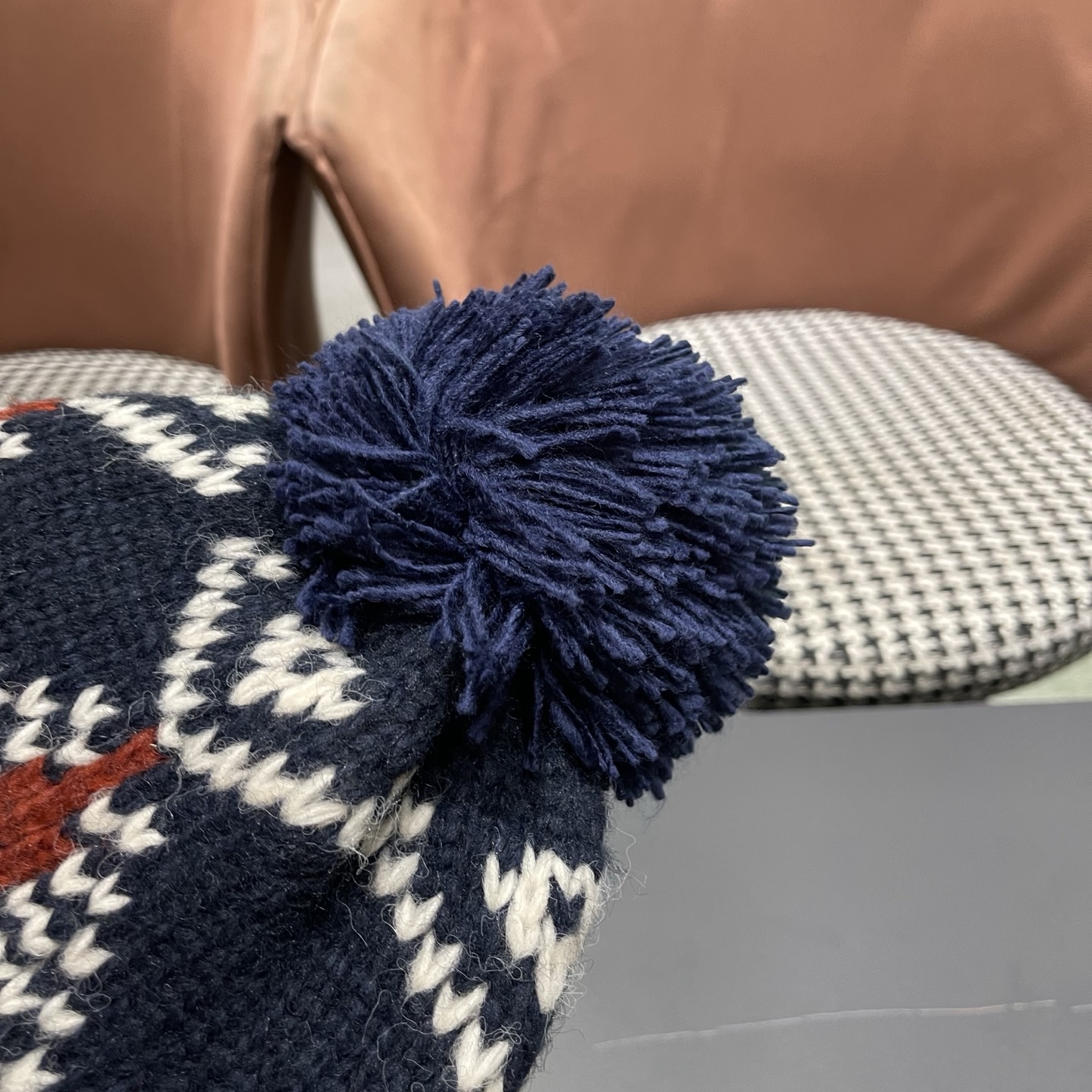 👒蒙‌口Moncler👒 针织帽毛线帽女新款秋冬季大头围显脸小月子冷帽保暖加厚护耳