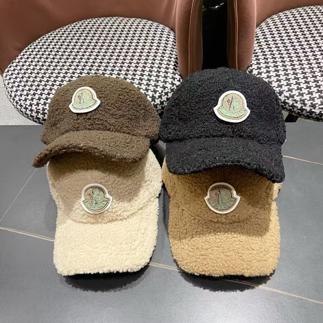 【蒙囗MONCLER】2024秋冬装时尚网络爆款毛绒绒棒球帽！男女同款送人送礼最佳名品，赶紧订购哦，跑量