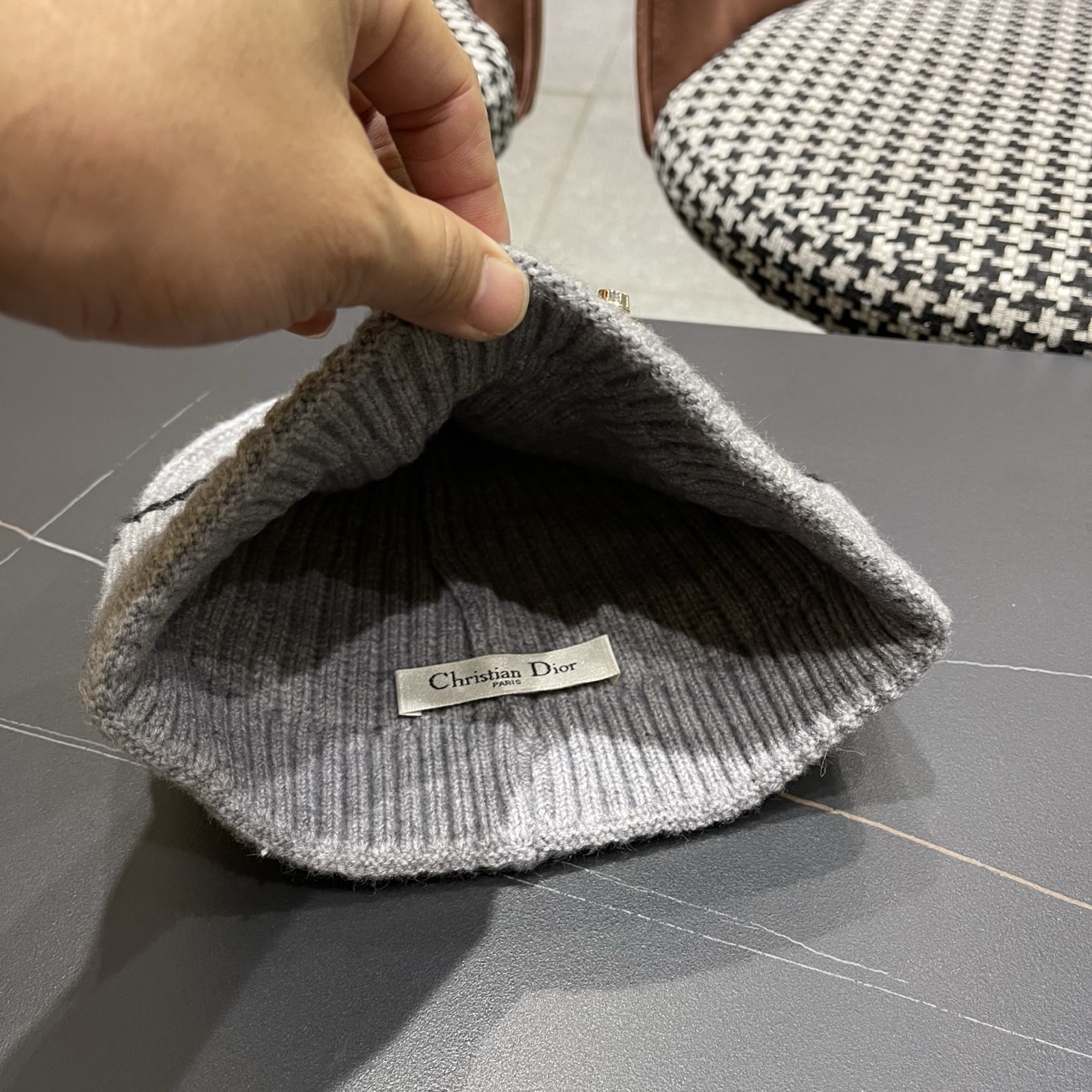 【DIOR迪奥】2025秋冬新款大牌针织毛线帽，韩版设计秋冬穿搭必备