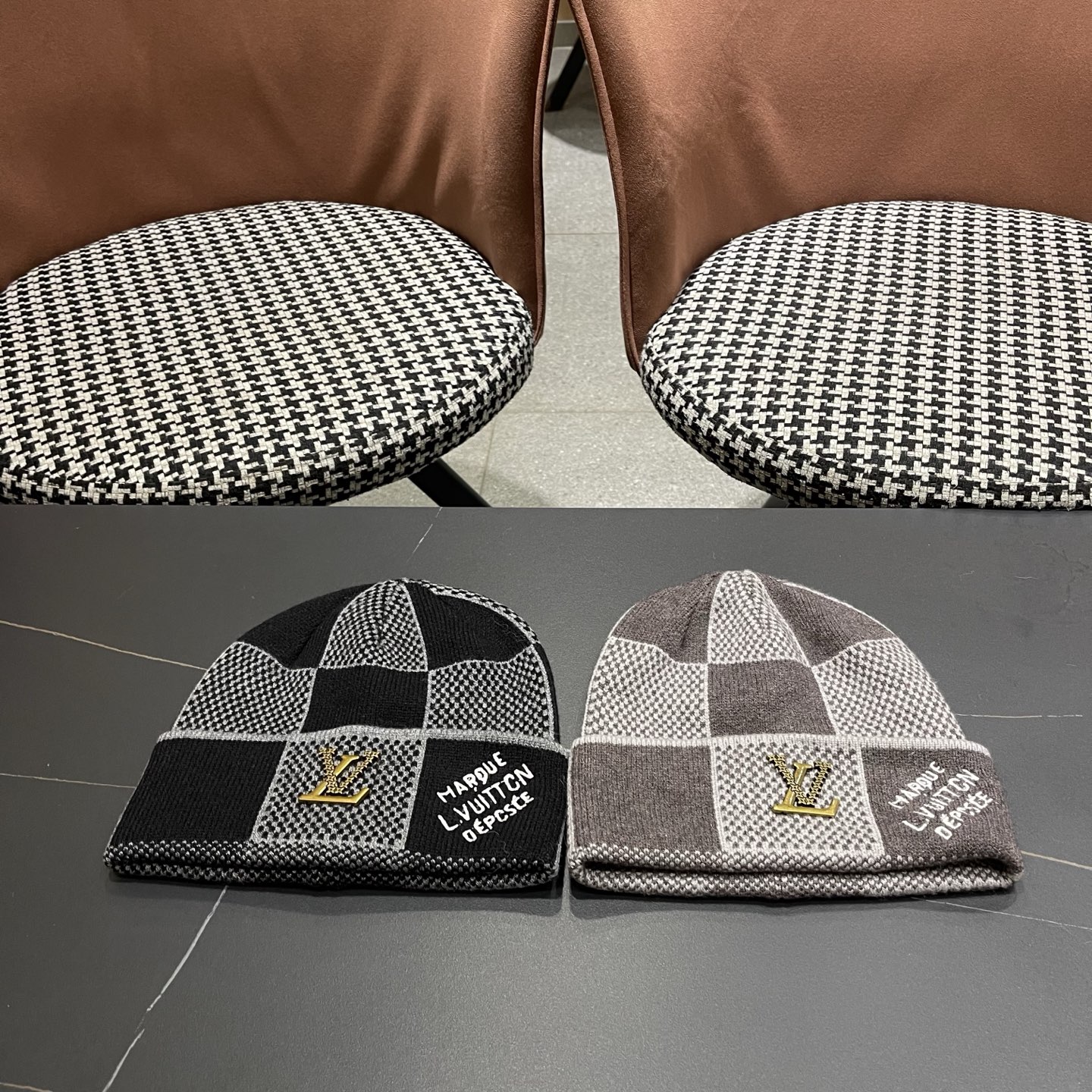 LV路易威登经典原单毛线帽，采用精选羊毛面料，超高羊毛成份，‼️手感超柔软，弹性极佳，市场品质多多，亲们