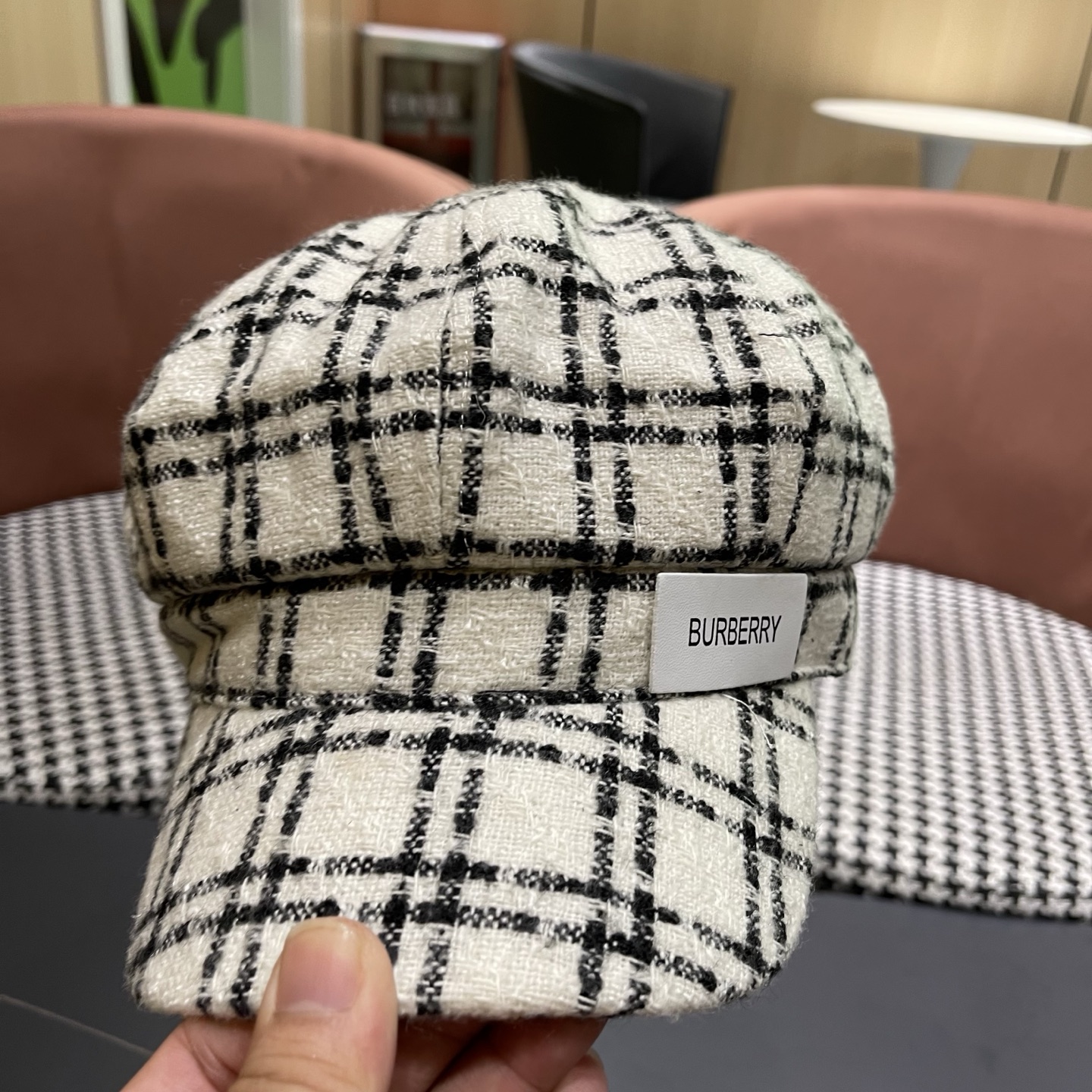 巴宝莉Burberry英伦风贝雷帽子女款2025新款时尚百搭画家帽日系显脸小鸭舌八角帽