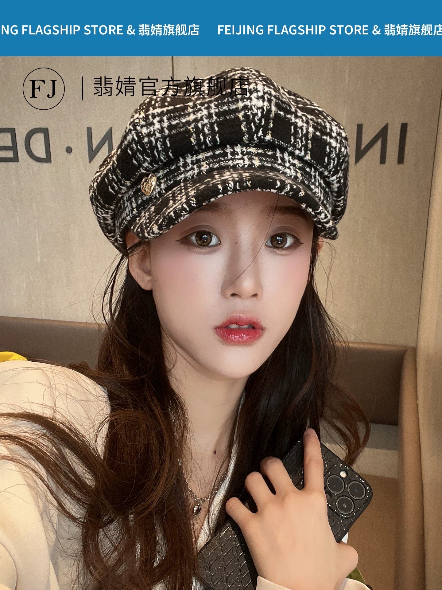 巴宝莉Burberry英伦风贝雷帽子女款2025新款时尚百搭画家帽日系显脸小鸭舌八角帽