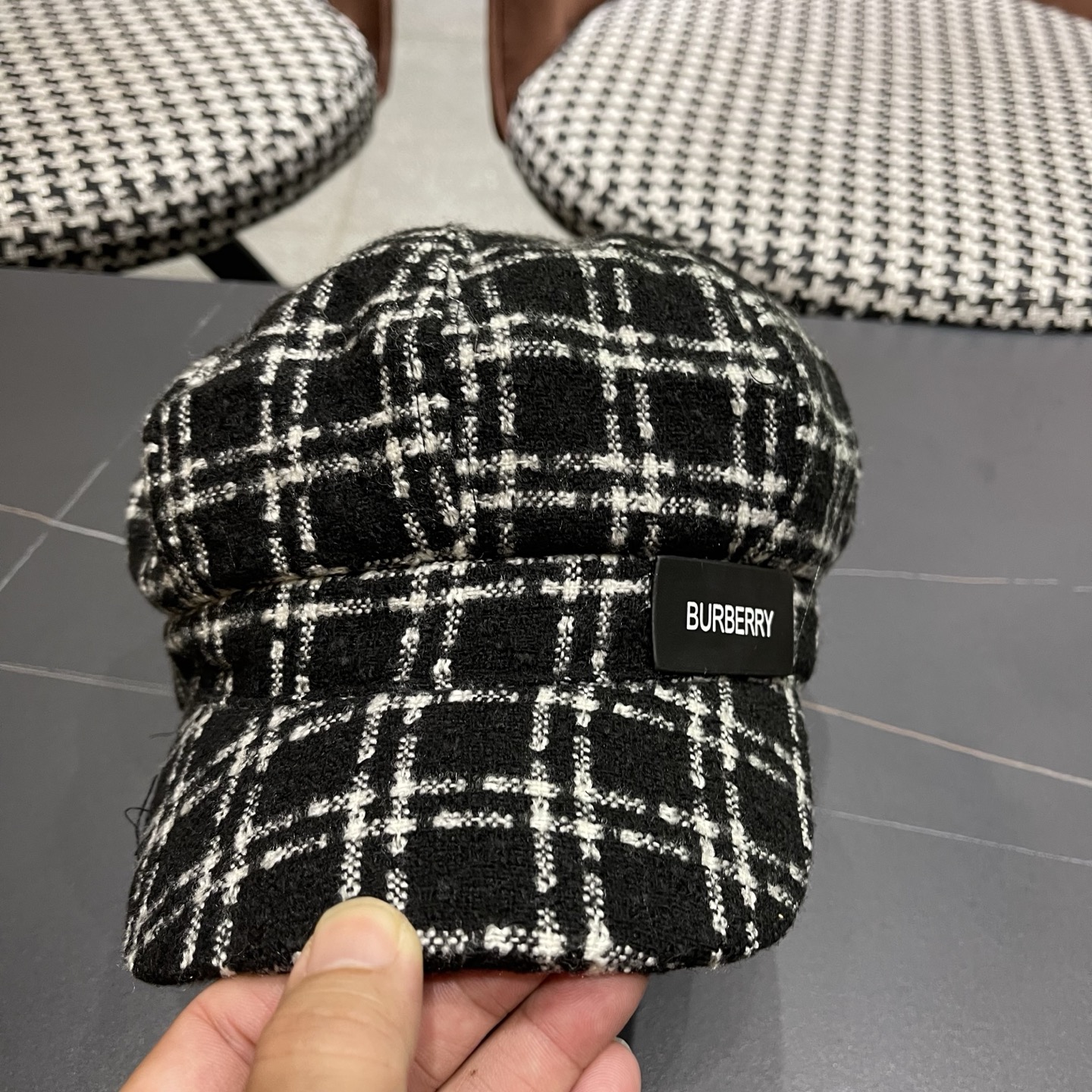 巴宝莉Burberry英伦风贝雷帽子女款2025新款时尚百搭画家帽日系显脸小鸭舌八角帽