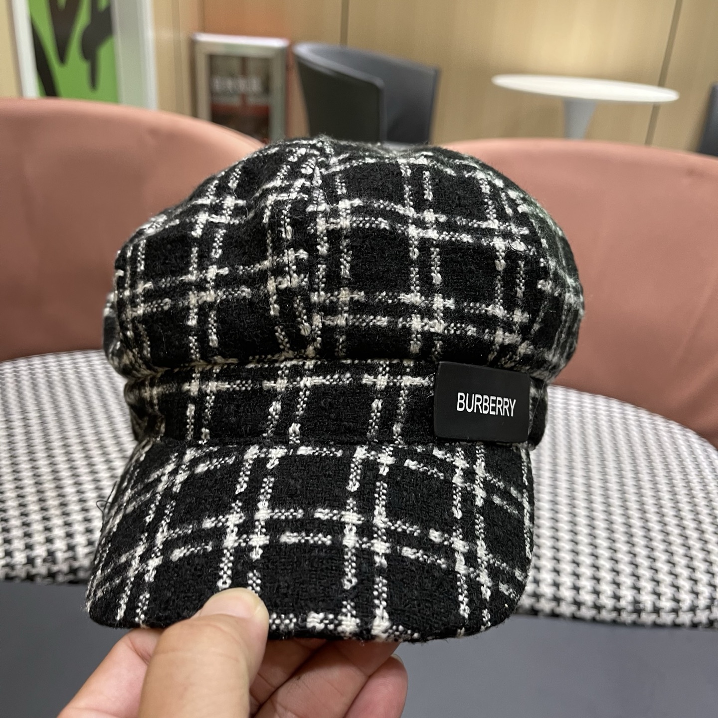 巴宝莉Burberry英伦风贝雷帽子女款2025新款时尚百搭画家帽日系显脸小鸭舌八角帽