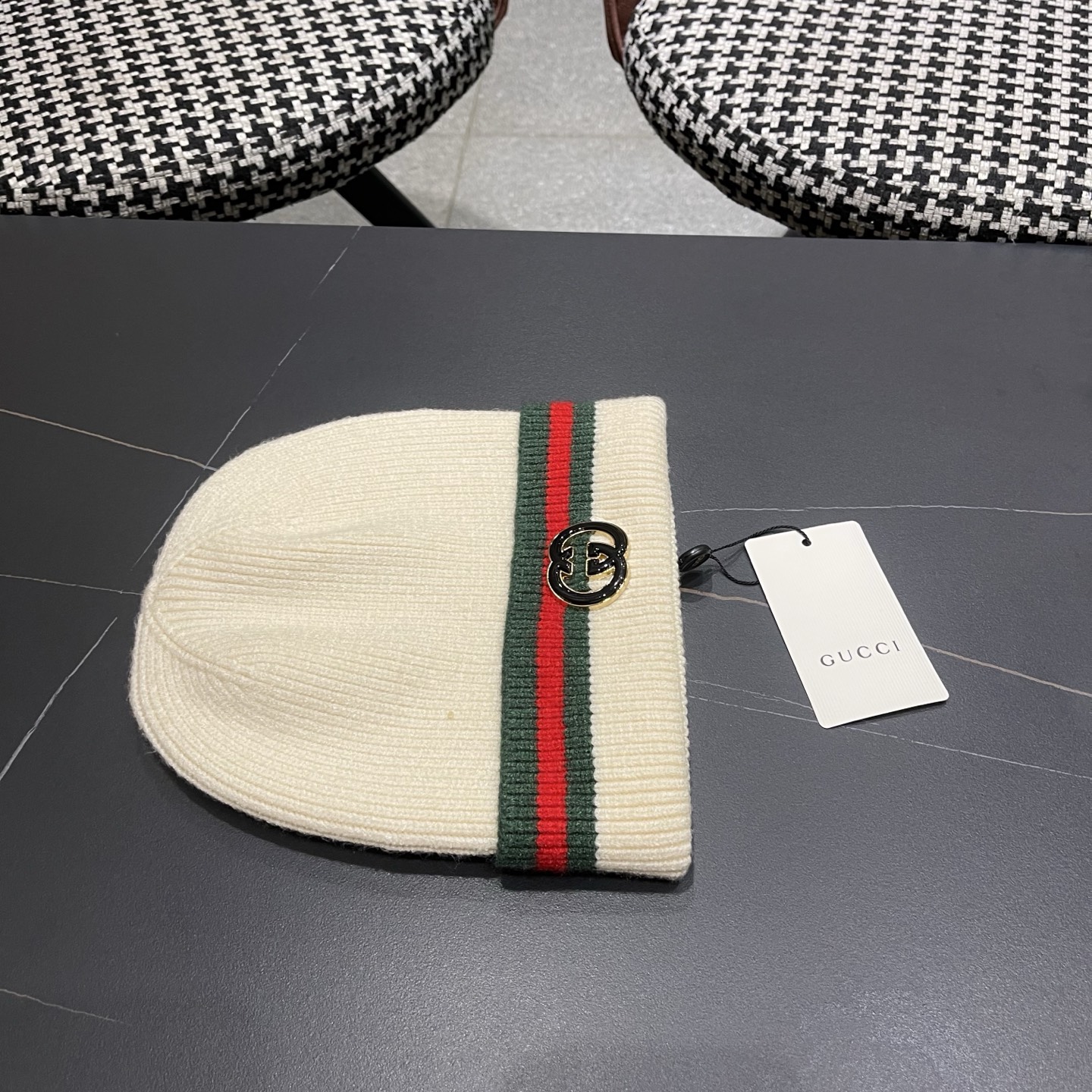 GUCCI古奇👒经典原单针织毛线帽，采用精选百羊毛面料，手感超柔软，弹性极佳，高档又减龄、超保暖！