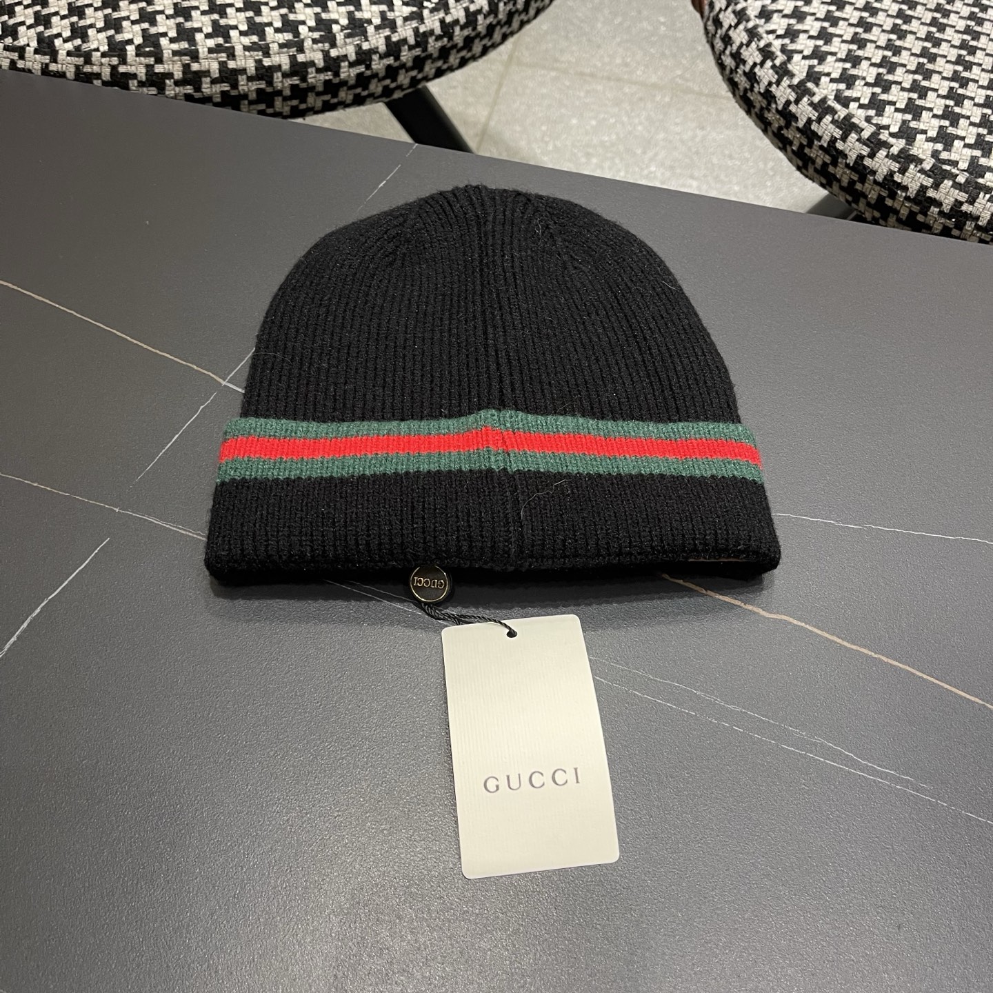 GUCCI古奇👒经典原单针织毛线帽，采用精选百羊毛面料，手感超柔软，弹性极佳，高档又减龄、超保暖！