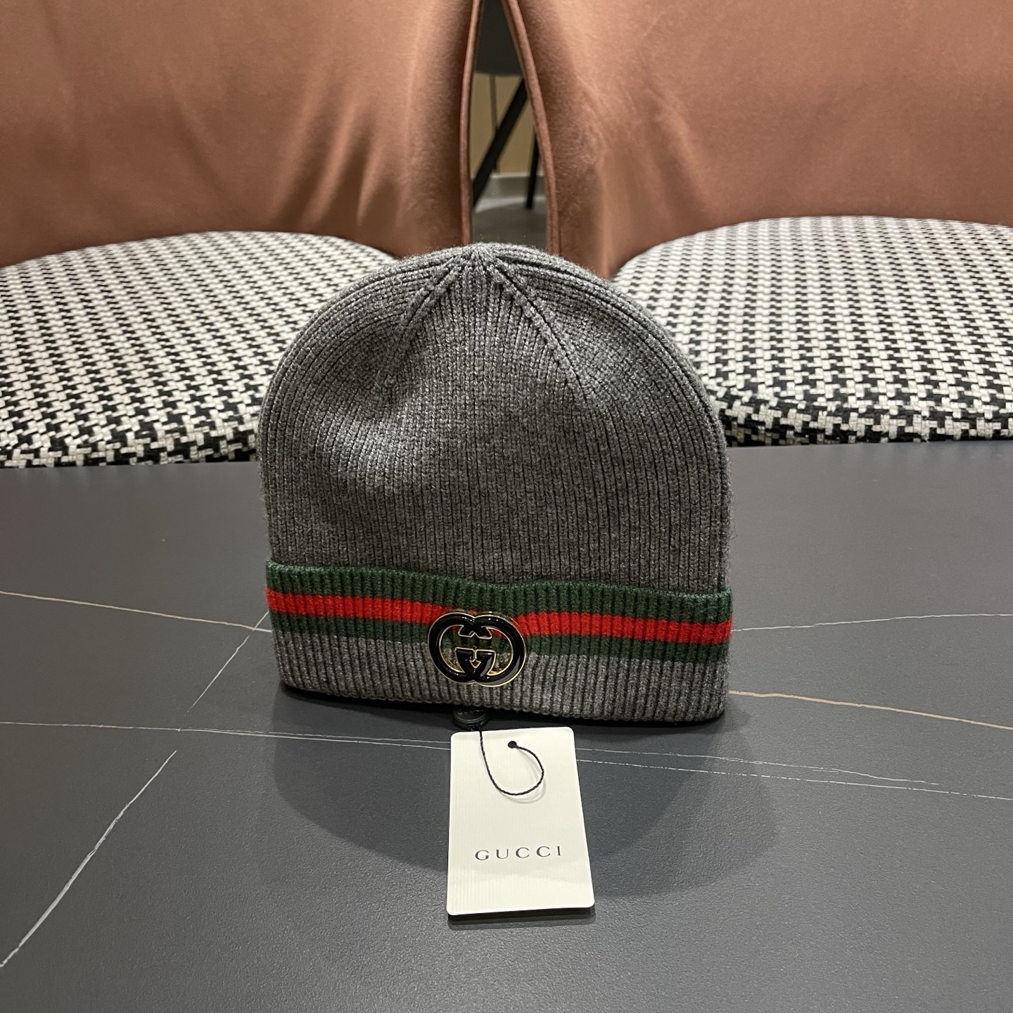 GUCCI古奇👒经典原单针织毛线帽，采用精选百羊毛面料，手感超柔软，弹性极佳，高档又减龄、超保暖！