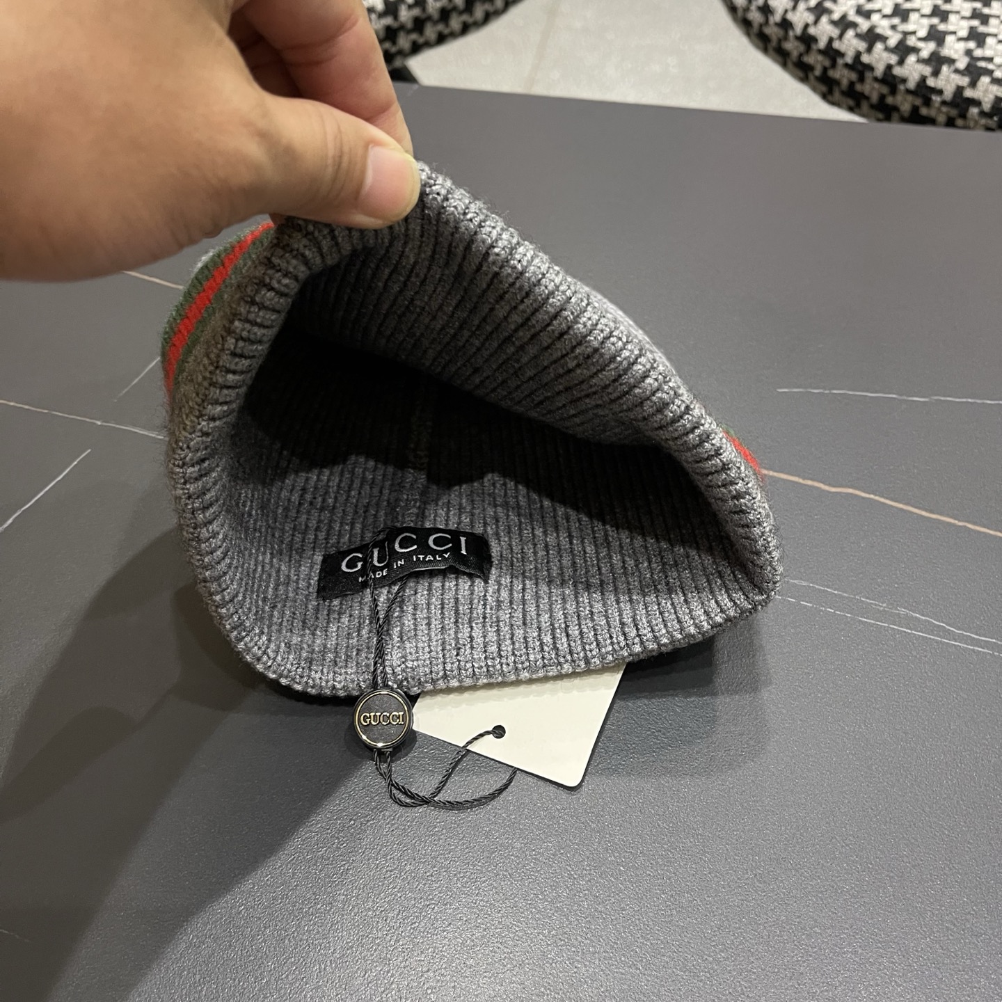 GUCCI古奇👒经典原单针织毛线帽，采用精选百羊毛面料，手感超柔软，弹性极佳，高档又减龄、超保暖！