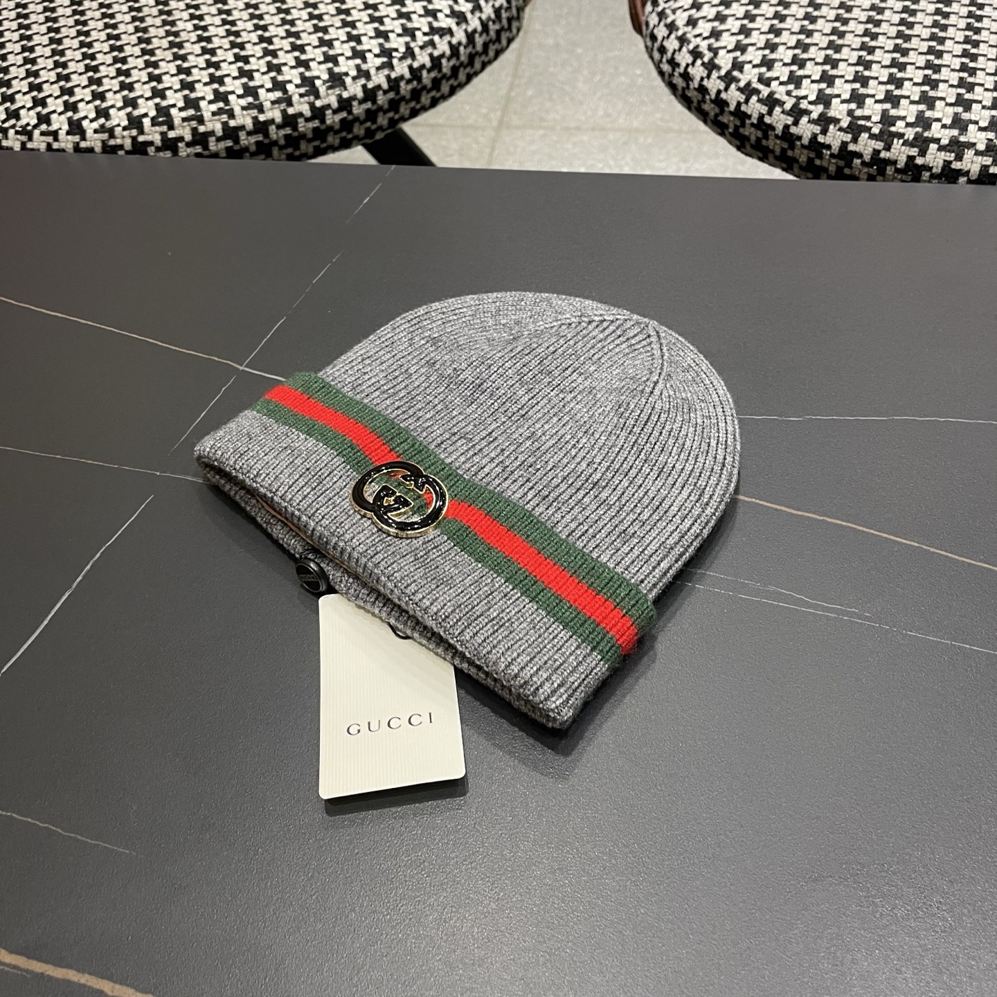 GUCCI古奇👒经典原单针织毛线帽，采用精选百羊毛面料，手感超柔软，弹性极佳，高档又减龄、超保暖！