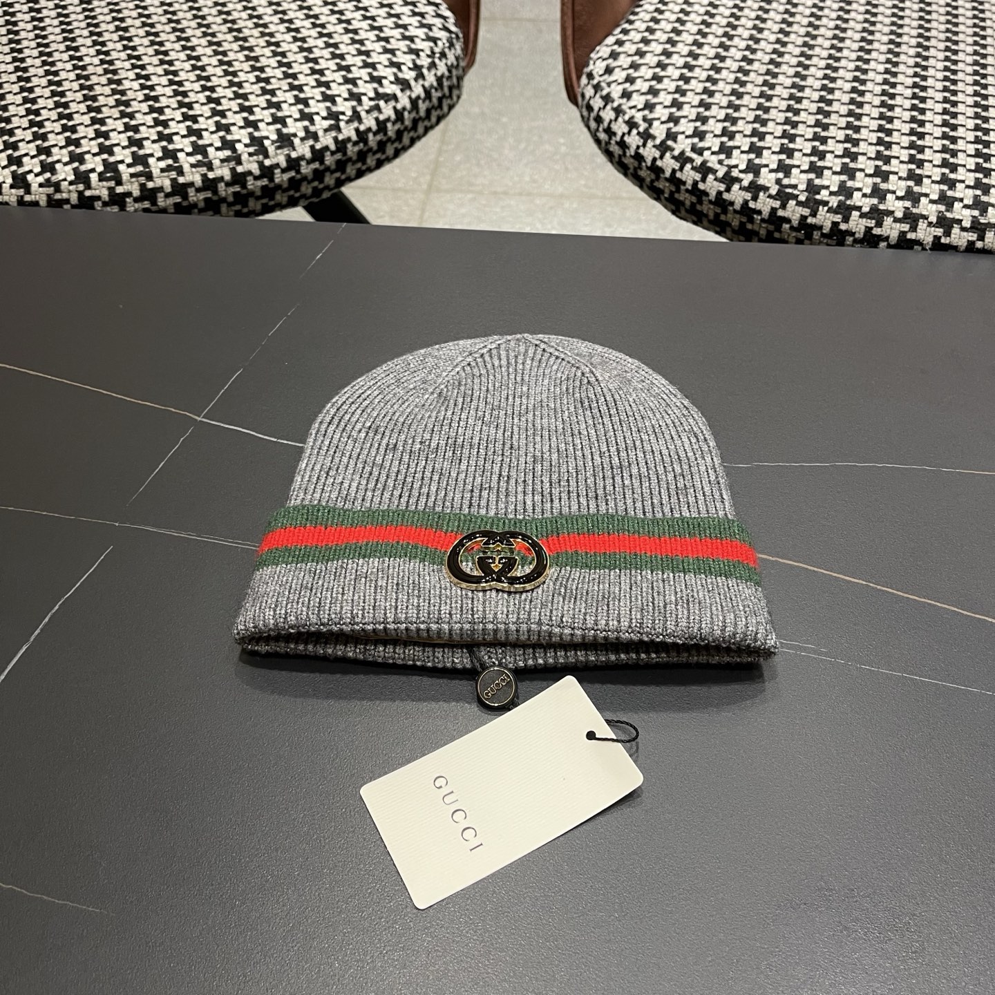 GUCCI古奇👒经典原单针织毛线帽，采用精选百羊毛面料，手感超柔软，弹性极佳，高档又减龄、超保暖！