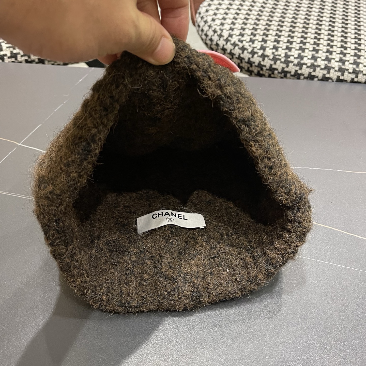【Chanel香奈儿】2025新款麻花小香风搭配针织毛线帽，时尚简约#保暖款