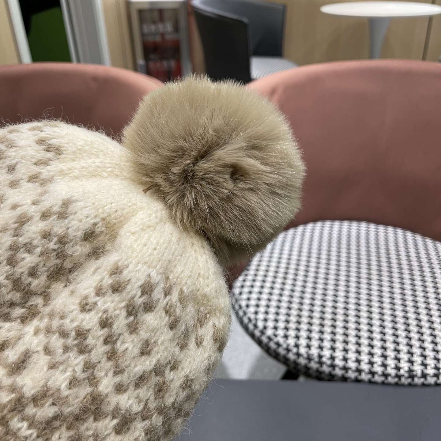 lv路易威登女士帽子女款秋冬毛线帽针织帽冷帽冬季保暖加绒加厚护耳韩版好看