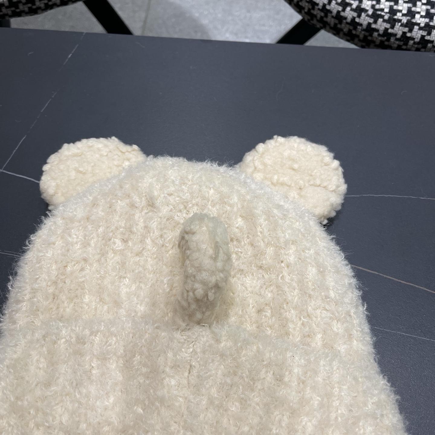 【DIOR迪奥】2025新款秋冬季时尚保暖耳朵套头帽大头围显脸小针织毛绒帽子