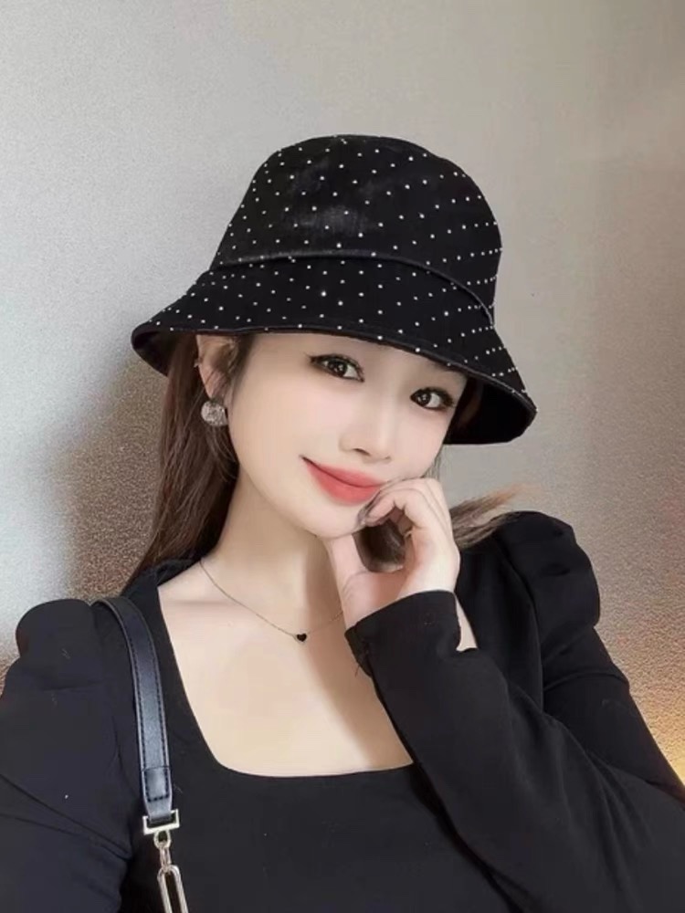 赛琳celine2025新款渔夫帽子女春夏时尚薄款优雅气质旅游出行防晒遮阳帽