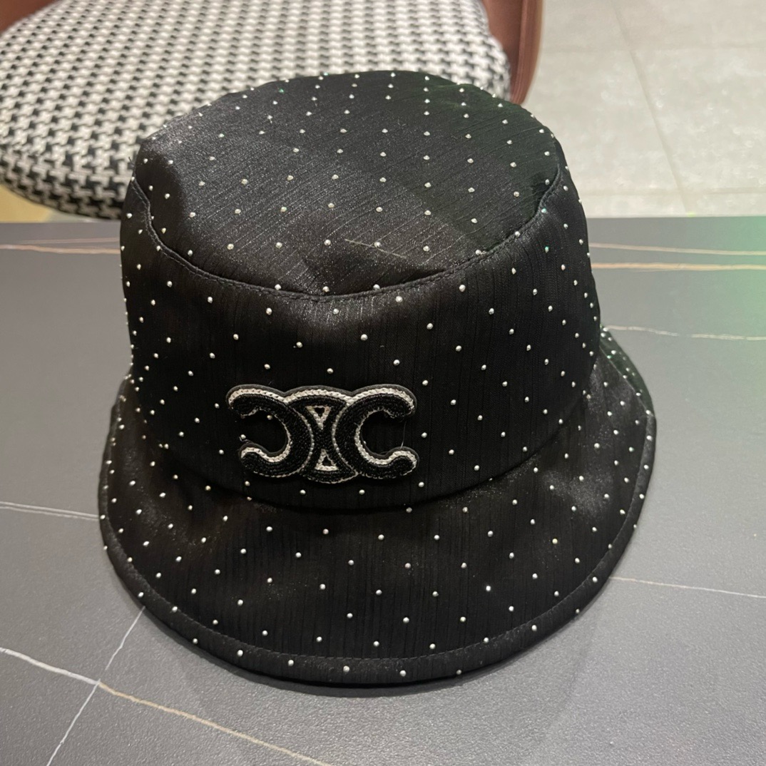 赛琳celine2025新款渔夫帽子女春夏时尚薄款优雅气质旅游出行防晒遮阳帽