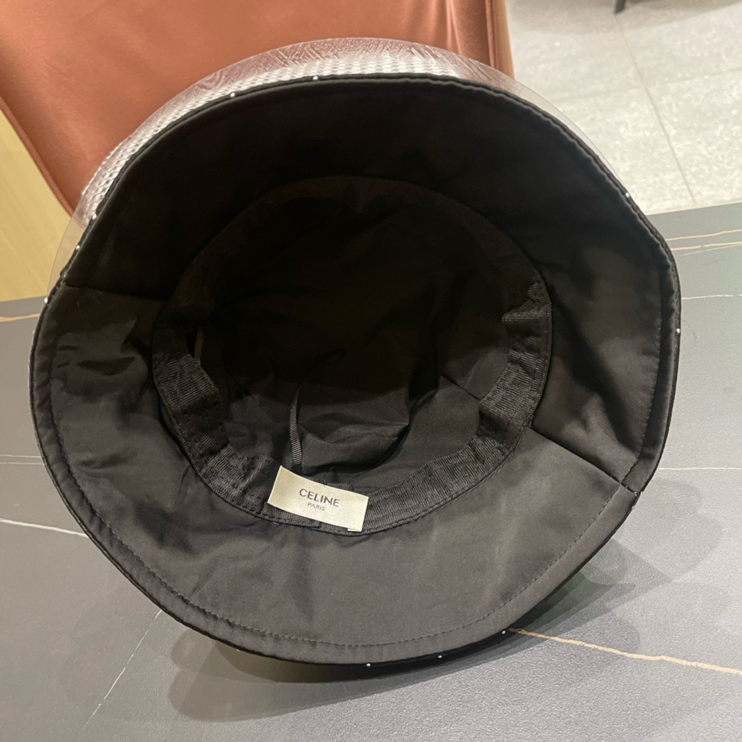 赛琳celine2025新款渔夫帽子女春夏时尚薄款优雅气质旅游出行防晒遮阳帽