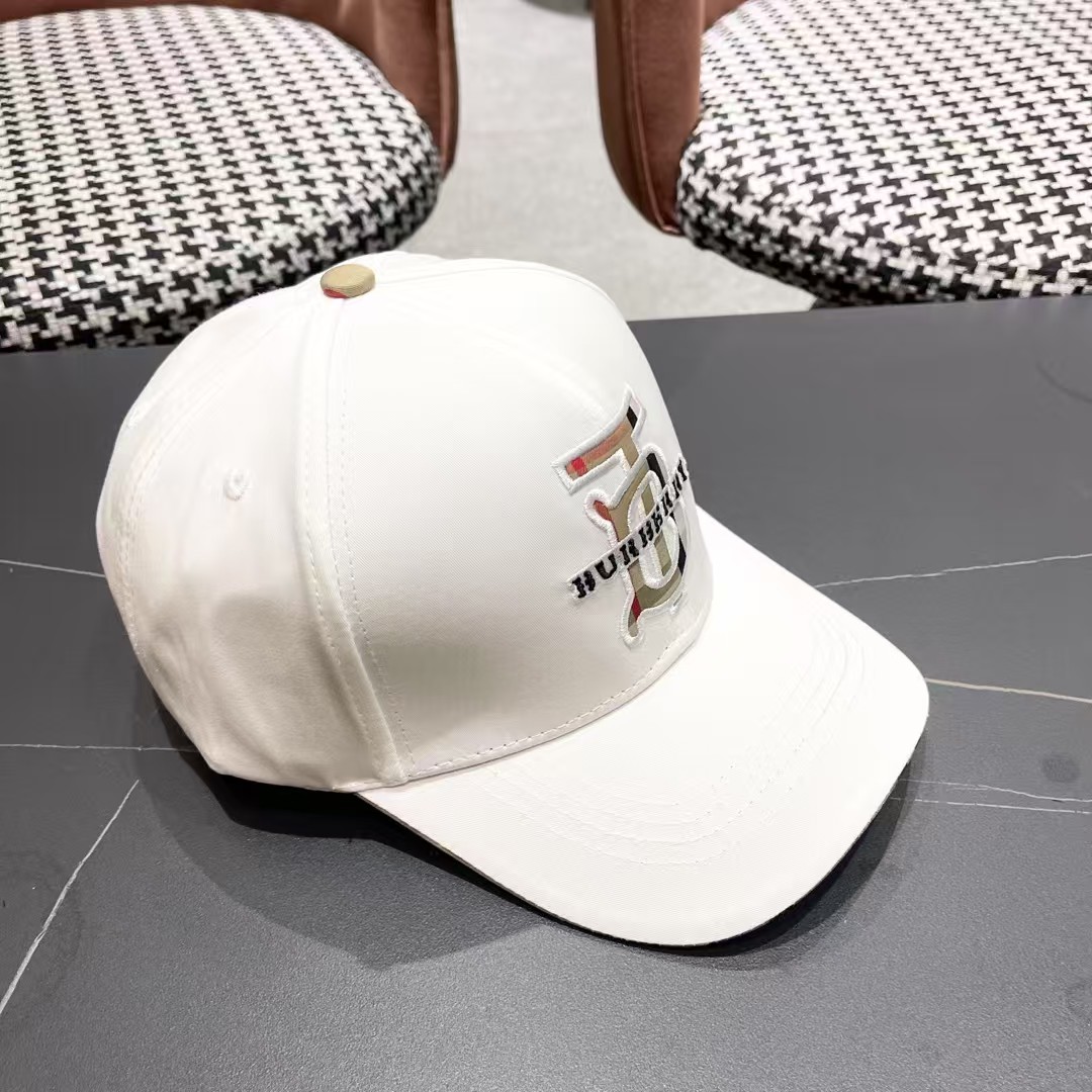 【巴宝莉BURBERRY】🌸官网同步上线🎊 韩版新款英伦风定制款1:1原单品质 男女通用棒球帽 美邦工艺