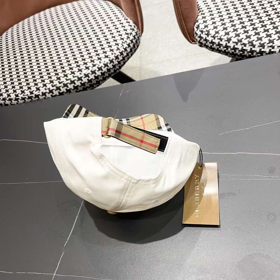 【巴宝莉BURBERRY】🌸官网同步上线🎊 韩版新款英伦风定制款1:1原单品质 男女通用棒球帽 美邦工艺