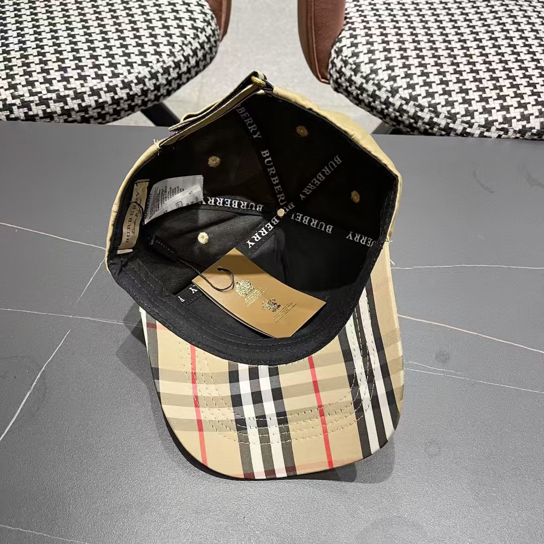 【巴宝莉BURBERRY】🌸官网同步上线🎊 韩版新款英伦风定制款1:1原单品质 男女通用棒球帽 美邦工艺