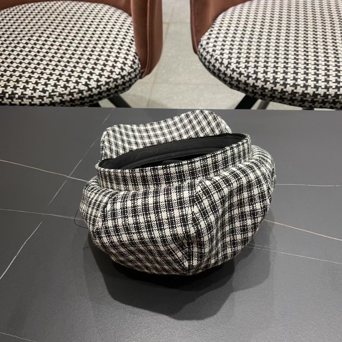 Lv路易威登 日韩系格纹八角帽女休闲复古时尚百搭贝雷帽渔春秋夏季文艺画家帽