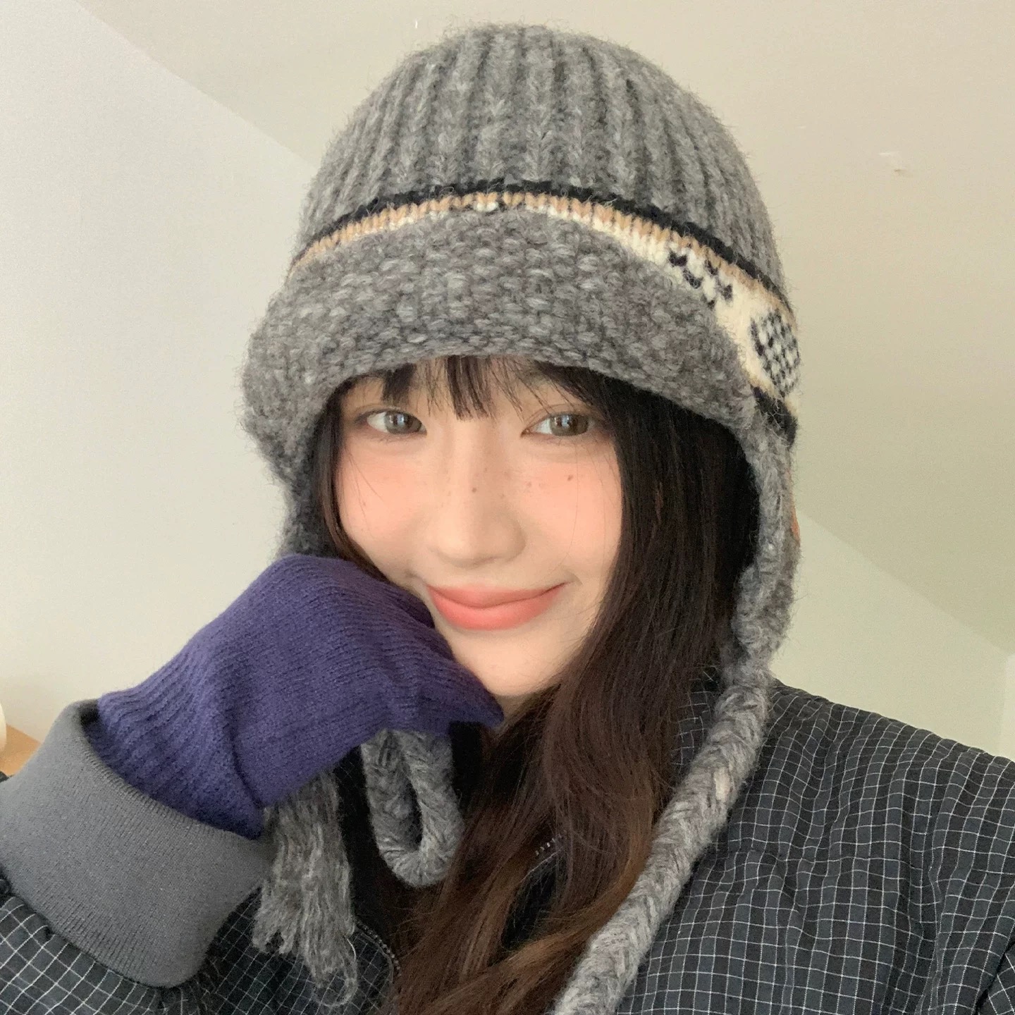 NO:587927,MONCLER (Mongolian mouth) Fair Isle style knitted woolen hat for women 2025 new autumn and winter warm flying ear protection hat cold Lei Feng hat hat fisherman hat baseball cap knitted hat, hat, Moncler, espadrilles, hats19860909MONCLER（蒙口）费尔岛风针织毛线帽子女2025新款秋冬保暖 飞行护耳帽防寒雷锋帽子帽子渔夫帽棒球帽针织帽,帽子,Moncler,espadrilles,hats,hat