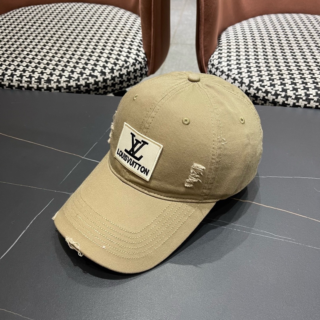 LV路易威登棒球帽🧢轻盈透气。完美版型，独家实物拍摄，男女适用