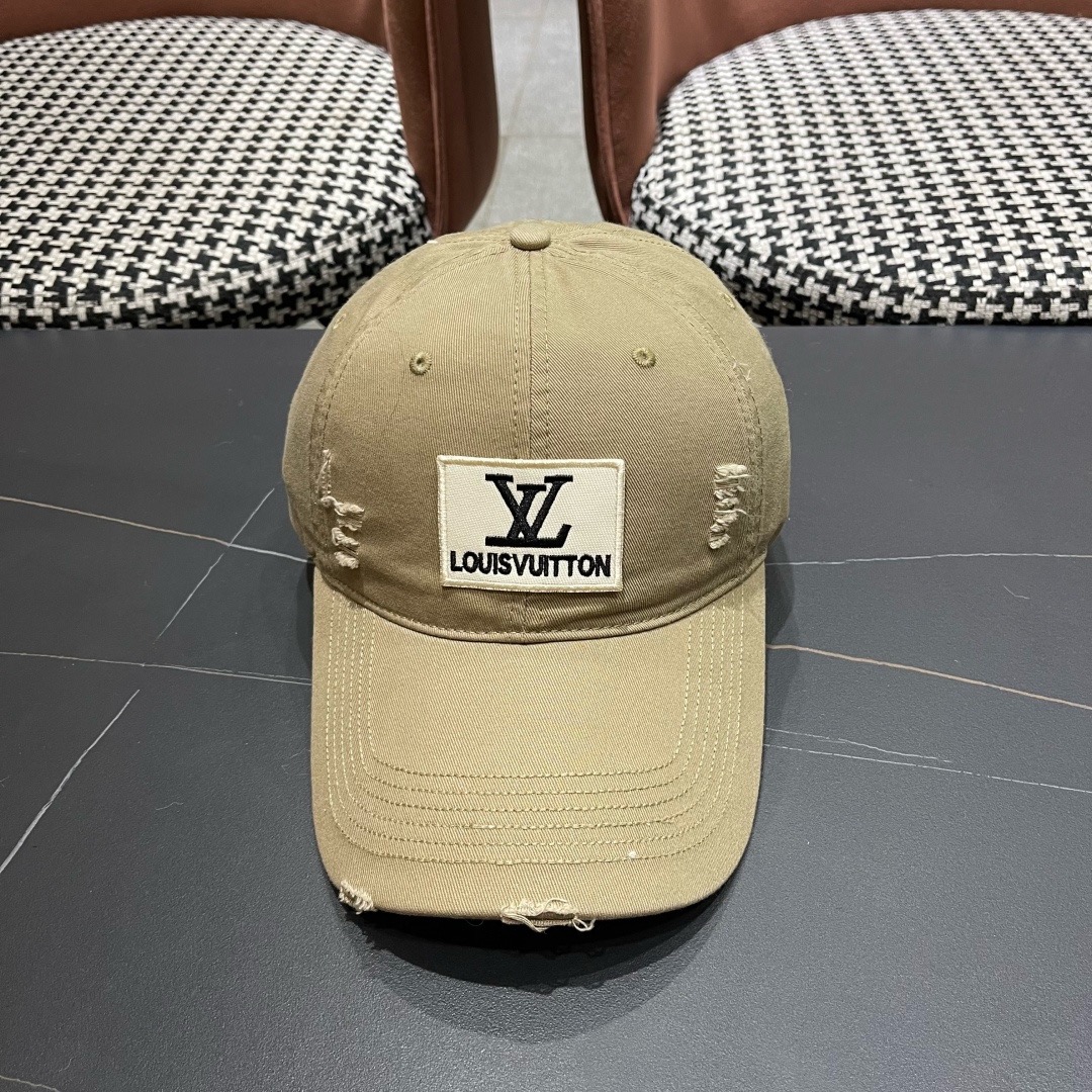 LV路易威登棒球帽🧢轻盈透气。完美版型，独家实物拍摄，男女适用