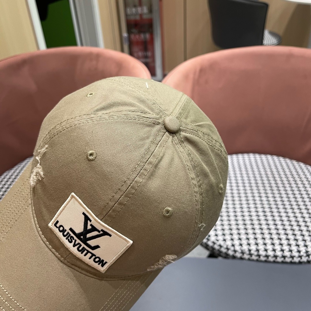 LV路易威登棒球帽🧢轻盈透气。完美版型，独家实物拍摄，男女适用