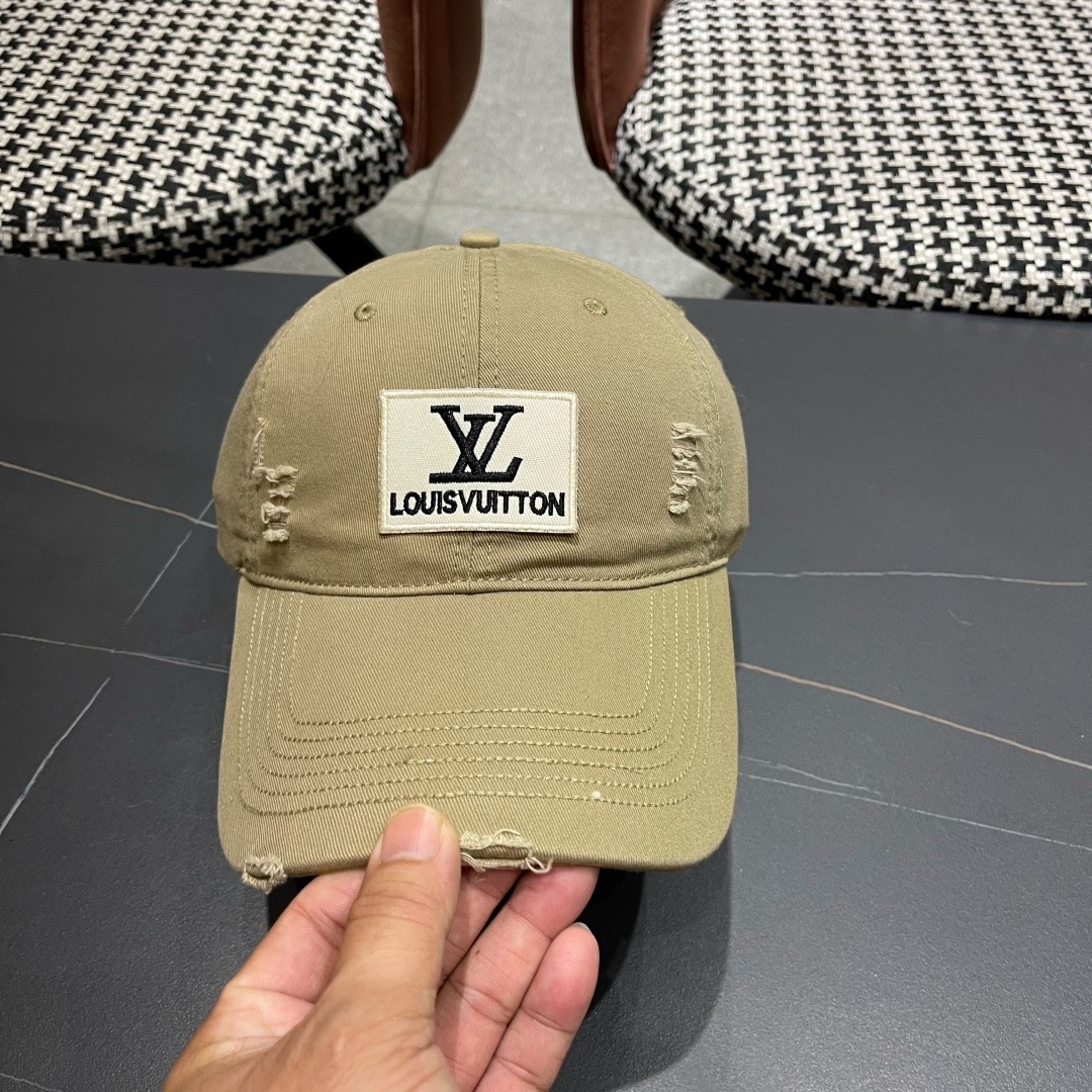 LV路易威登棒球帽🧢轻盈透气。完美版型，独家实物拍摄，男女适用