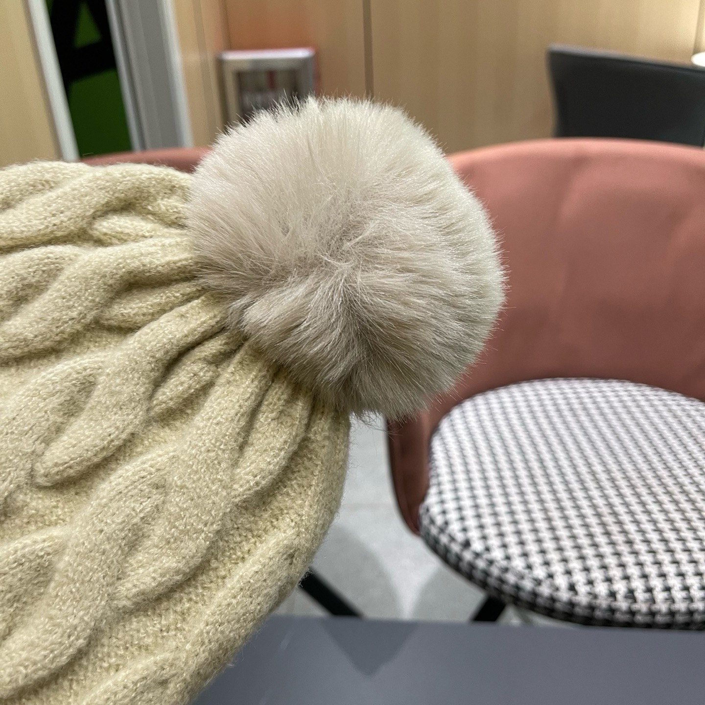 迪奥Dior〽️毛线帽2026女秋冬韩版百搭日系保暖针织帽ins潮牌加厚护耳冷帽子