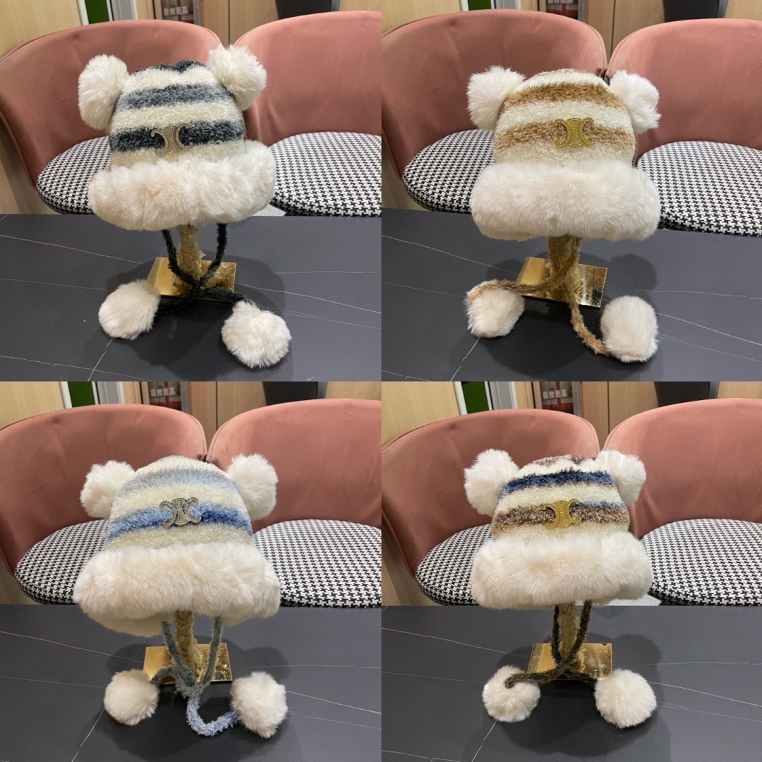 NO:643432,[Celine] 2025 autumn and winter new cashmere striped color-blocked bucket hat with unique design ~ a retro literary hat bucket hat baseball cap knitted hat, hat, celine, celine, espadrilles, hats19860909【Celine赛琳】2025秋冬新款羊绒条纹拼色渔夫帽独特设计～复古文艺的一款帽子渔夫帽棒球帽针织帽,帽子,celine,celine,espadrilles,hats,hat