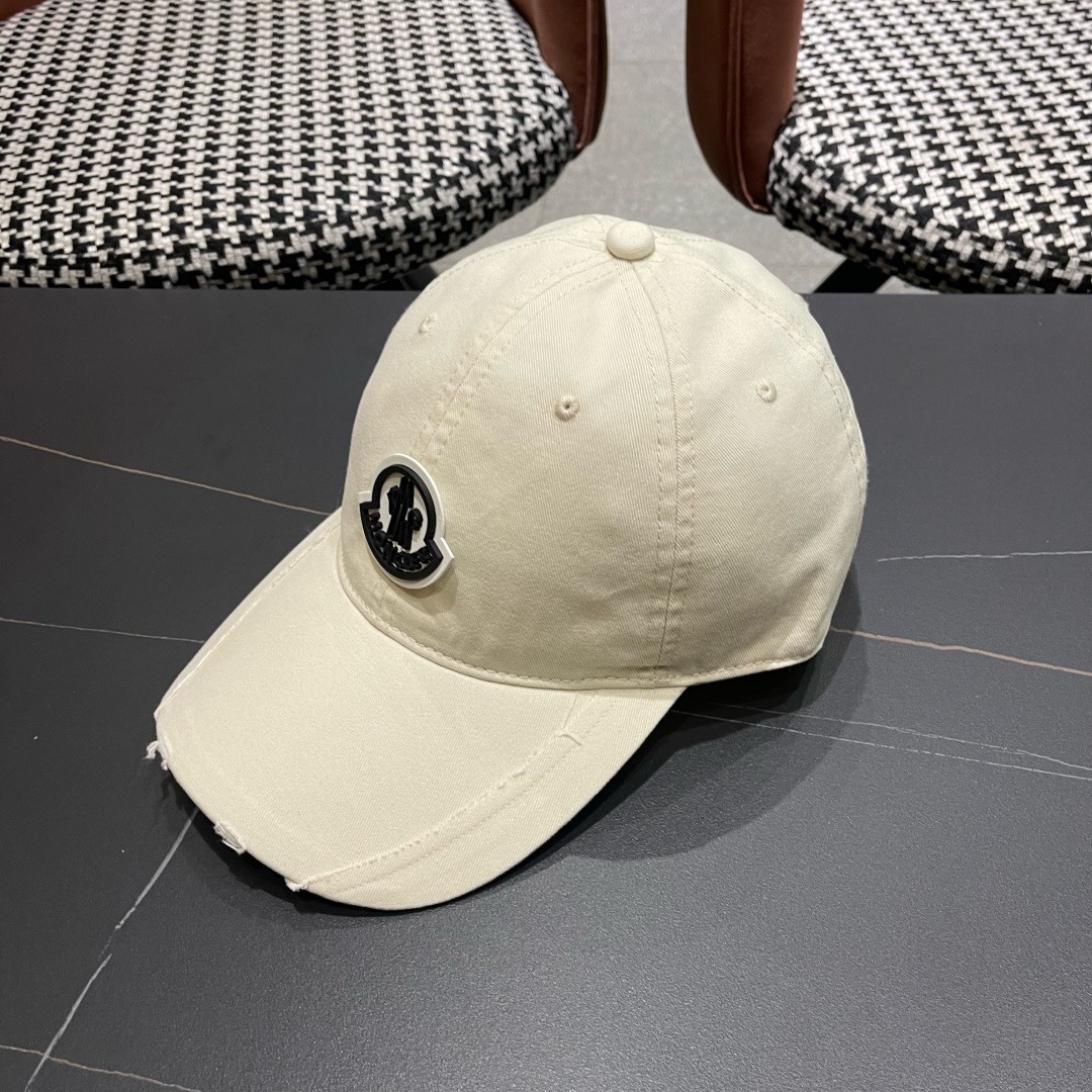 春夏新款 蒙口MONCLER 新款棒球帽，年轻时尚潮人穿搭色系，视觉效果超强，好看有质感！
