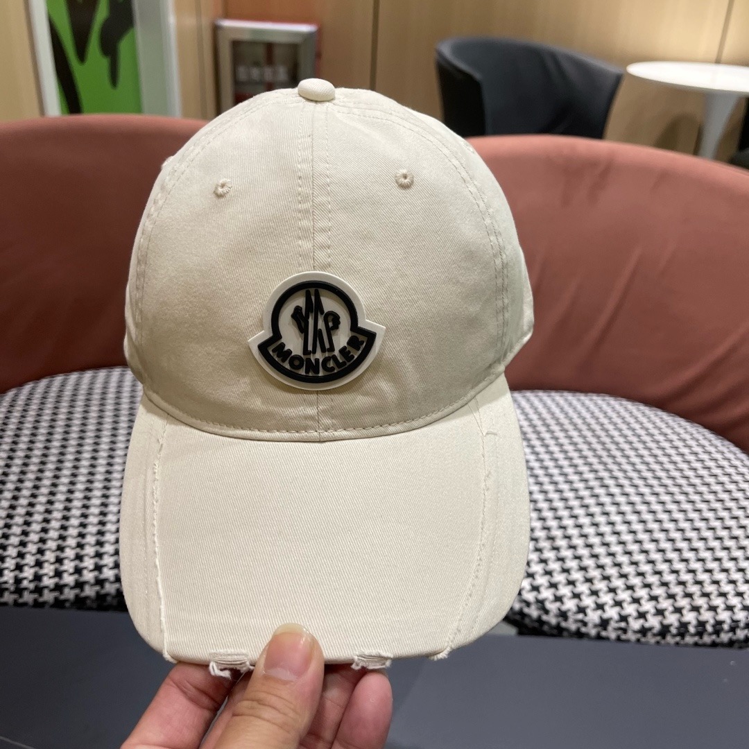 春夏新款 蒙口MONCLER 新款棒球帽，年轻时尚潮人穿搭色系，视觉效果超强，好看有质感！
