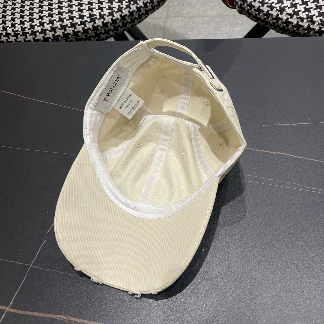 春夏新款 蒙口MONCLER 新款棒球帽，年轻时尚潮人穿搭色系，视觉效果超强，好看有质感！