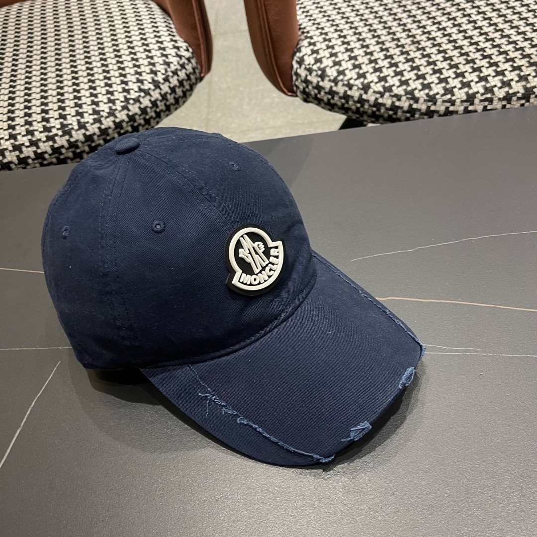春夏新款 蒙口MONCLER 新款棒球帽，年轻时尚潮人穿搭色系，视觉效果超强，好看有质感！
