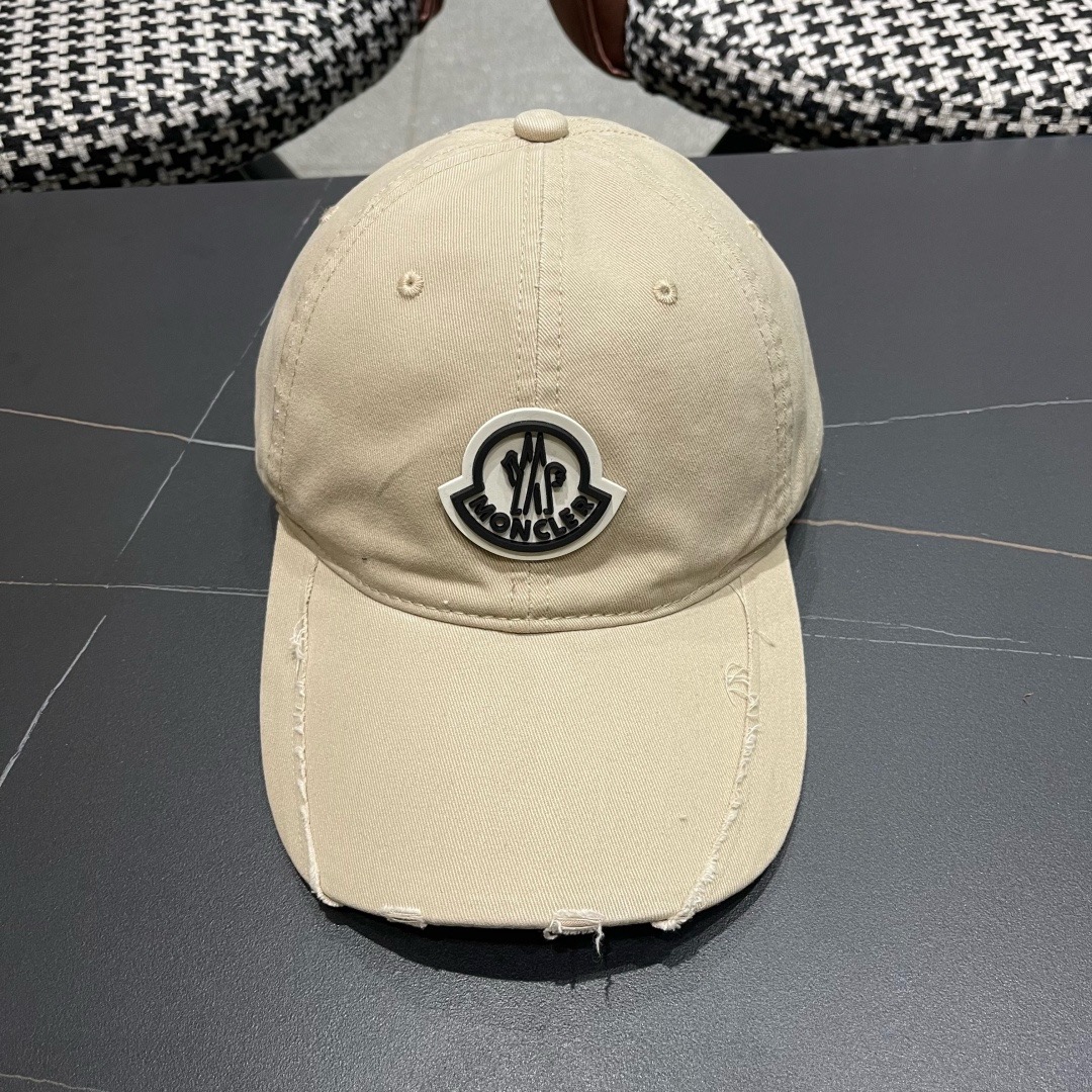 春夏新款 蒙口MONCLER 新款棒球帽，年轻时尚潮人穿搭色系，视觉效果超强，好看有质感！