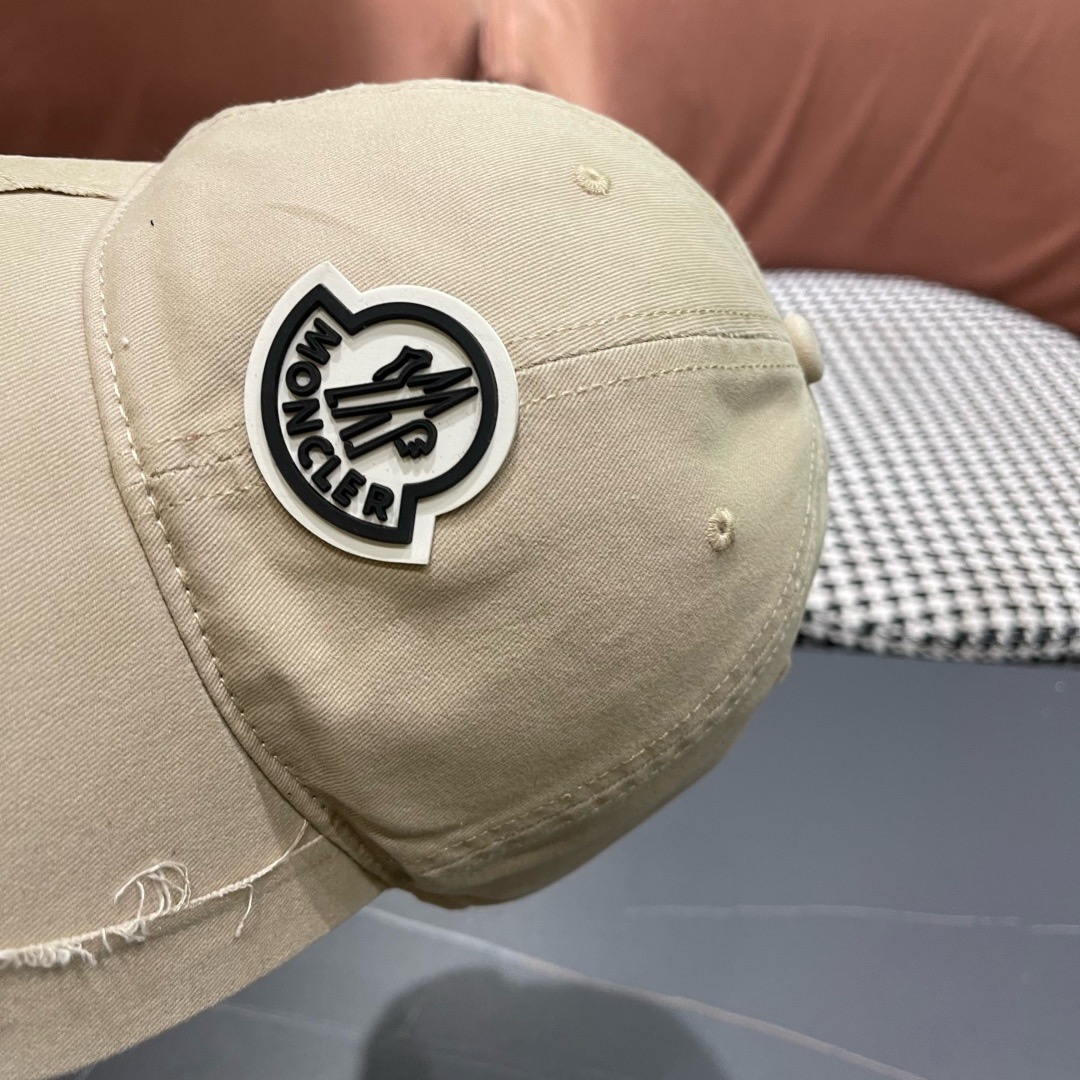 春夏新款 蒙口MONCLER 新款棒球帽，年轻时尚潮人穿搭色系，视觉效果超强，好看有质感！