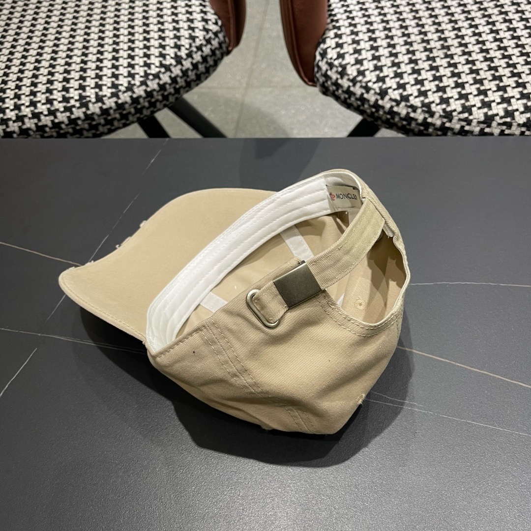 春夏新款 蒙口MONCLER 新款棒球帽，年轻时尚潮人穿搭色系，视觉效果超强，好看有质感！