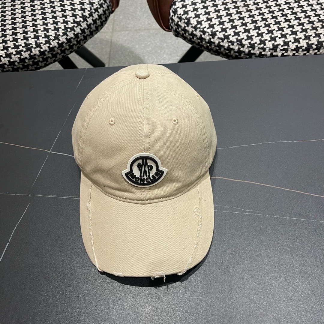 春夏新款 蒙口MONCLER 新款棒球帽，年轻时尚潮人穿搭色系，视觉效果超强，好看有质感！