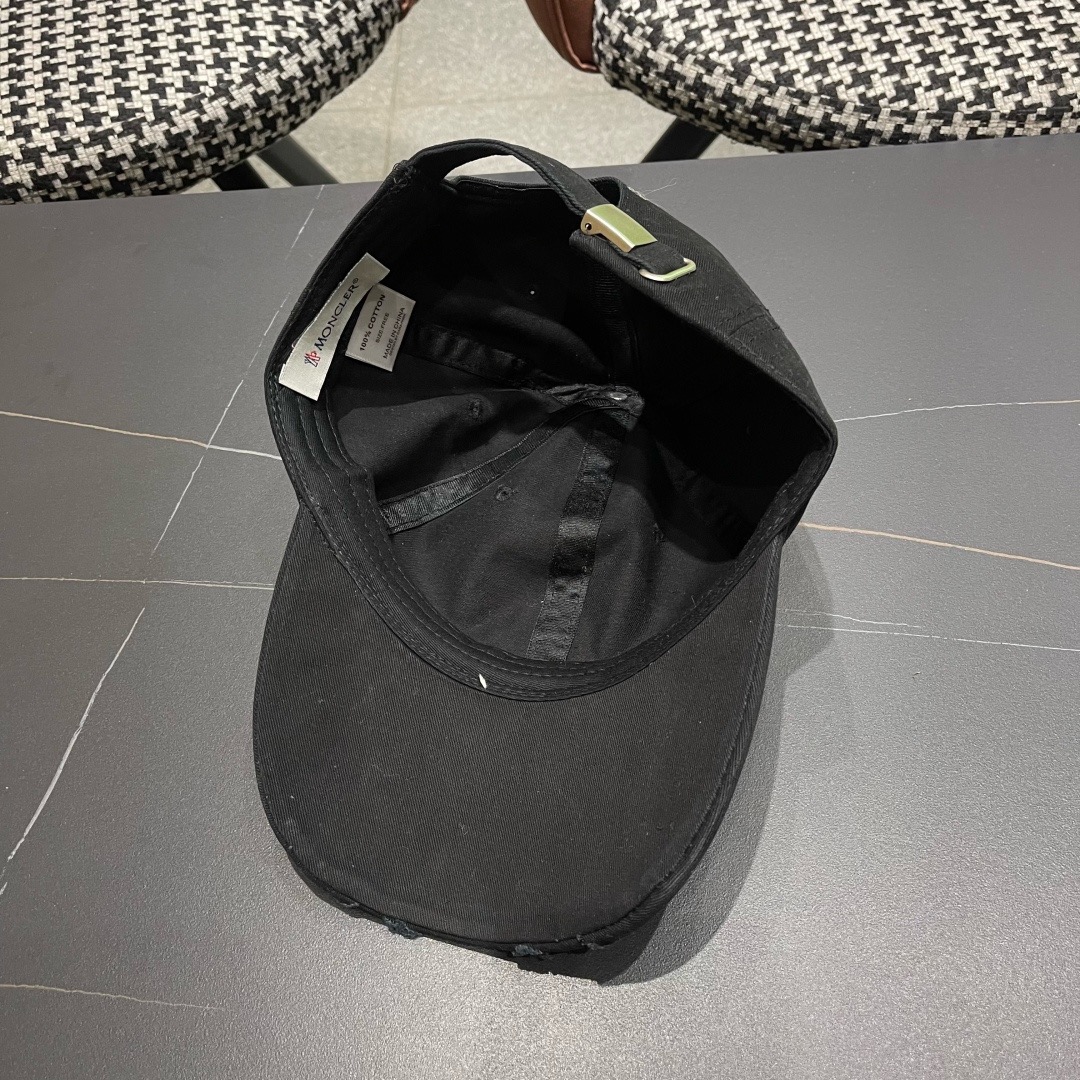 春夏新款 蒙口MONCLER 新款棒球帽，年轻时尚潮人穿搭色系，视觉效果超强，好看有质感！