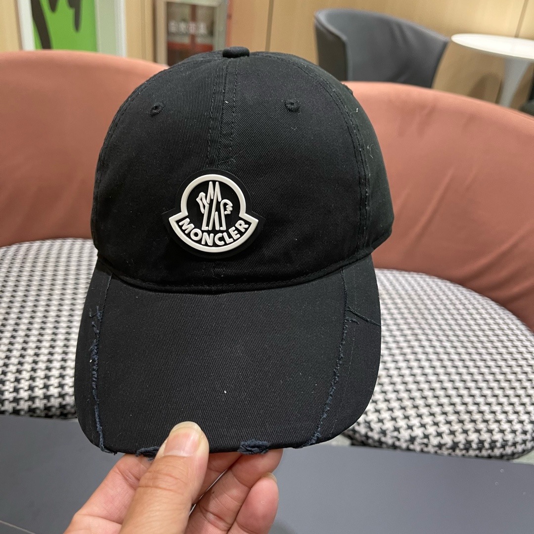 春夏新款 蒙口MONCLER 新款棒球帽，年轻时尚潮人穿搭色系，视觉效果超强，好看有质感！