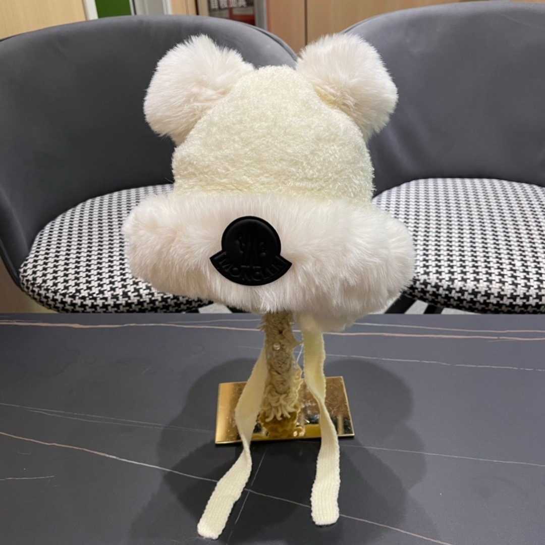 NO:689759,[MONCLER Mouthless] Cute bear ear protection plush hat for women in winter Korean style warm and thickened cycling windproof and coldproof thunder hat hat fisherman hat baseball cap knitted hat, hat, Moncler, espadrilles, hats19860909【MONCLER蒙口】可爱小熊护耳毛绒帽子女冬季韩版保暖加厚骑车防风防寒雷锋帽帽子渔夫帽棒球帽针织帽,帽子,Moncler,espadrilles,hats,hat