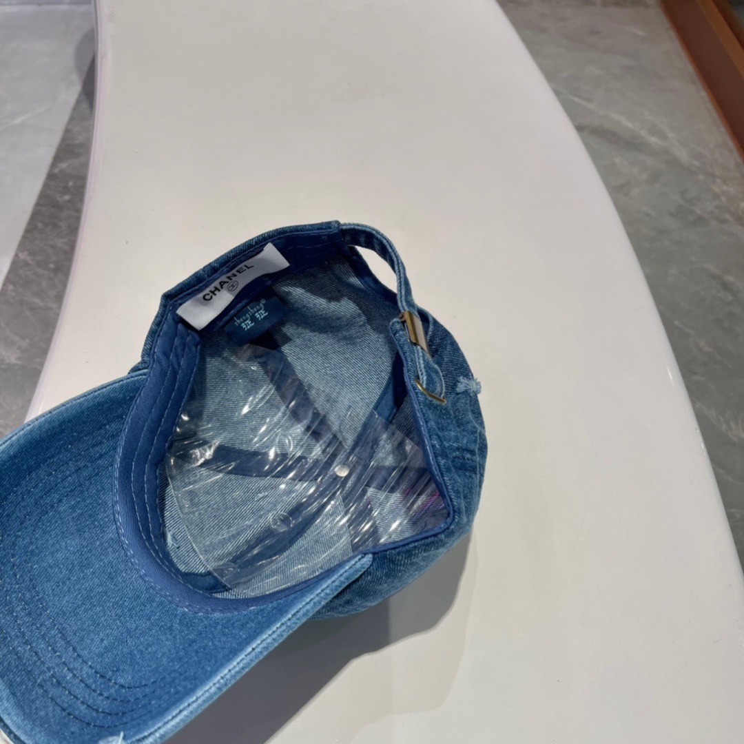 【CHANEL香奈儿】春夏新款牛仔款简约棒球帽，新款出货，大牌款超好搭配，赶紧入手！