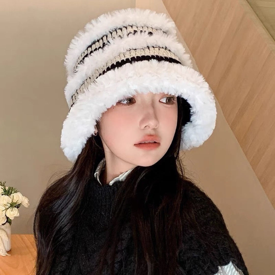 NO:689763,MONCLER (hooded) hat for women in autumn and winter new style spliced ​​plush basin hat warm and versatile fashionable knitted fisherman hat Internet celebrity face-showing small hat fisherman hat baseball cap knitted hat, hat, Moncler, espadrilles, hats19860909MONCLER（蒙口） 帽子女秋冬新款拼接毛绒盆帽保暖百搭时尚针织 渔夫帽网红显脸小帽子渔夫帽棒球帽针织帽,帽子,Moncler,espadrilles,hats,hat
