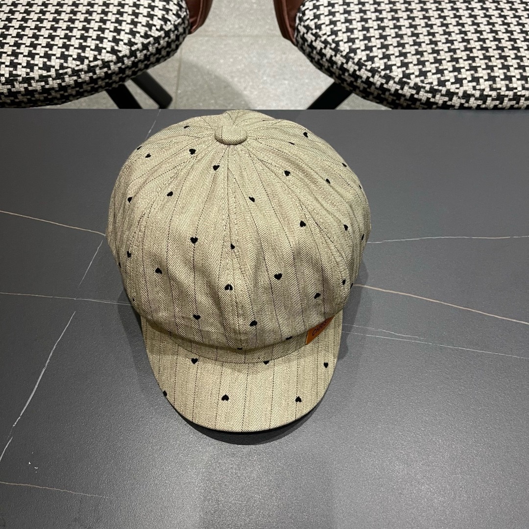 迪奥 Dior遮阳八角帽子2025年爆款女新款时尚洋气鸭舌帽春秋画家报童帽夏季