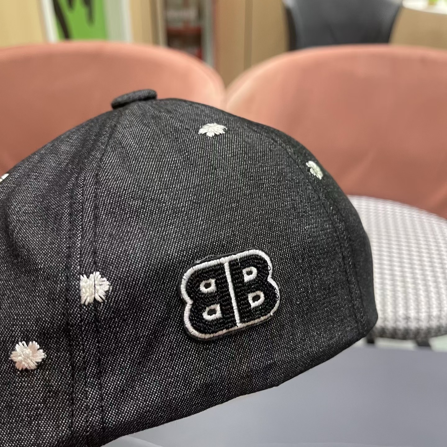 巴黎世家 新款韩版牛仔前进帽贝雷帽女春秋时尚百搭薄款画家帽八角蓓蕾帽子