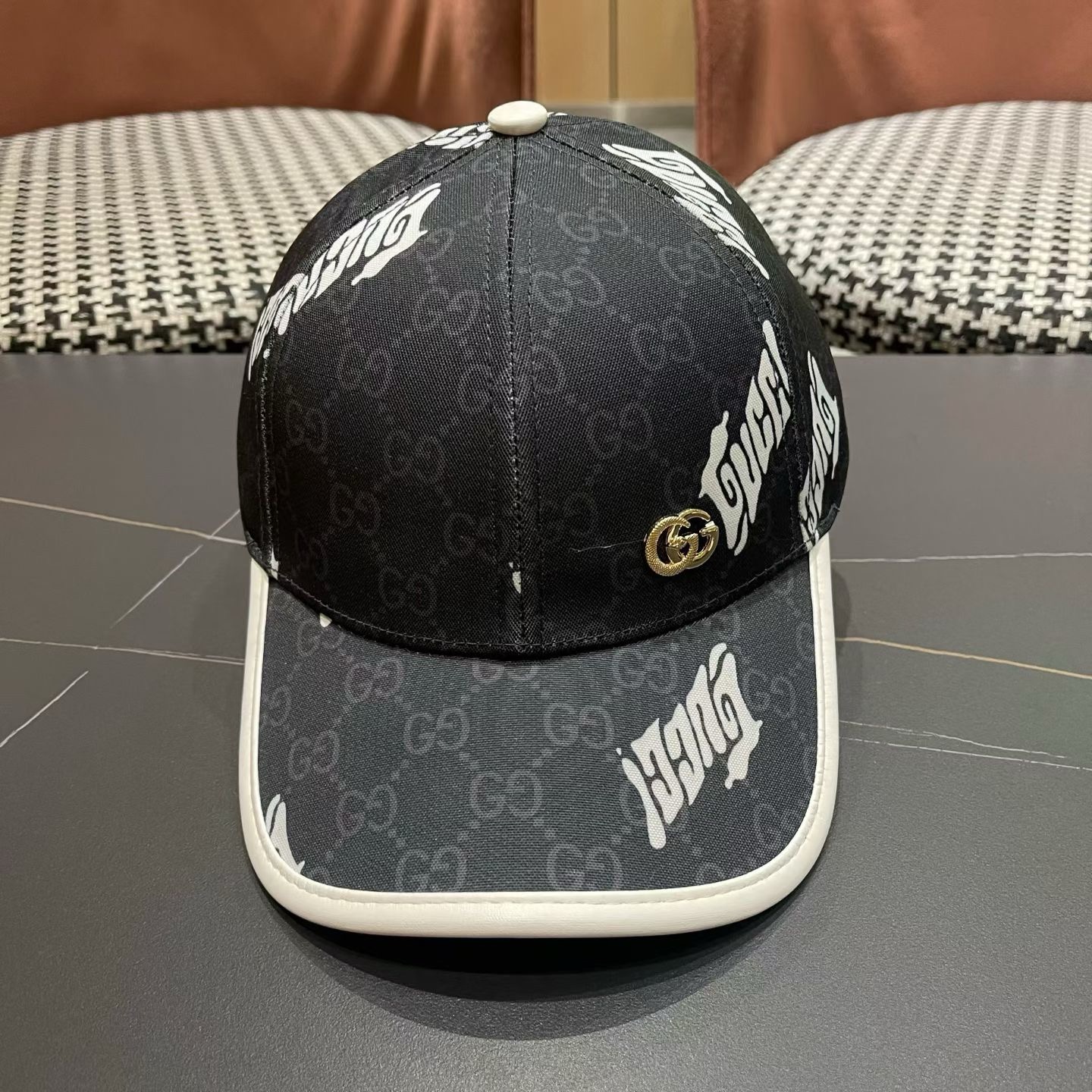 【GUCCI 古奇】高端板本原单棒球帽，做工精细透气舒适❤️日韩时尚潮流❤️❤️❤️棒球帽原单品质火爆来