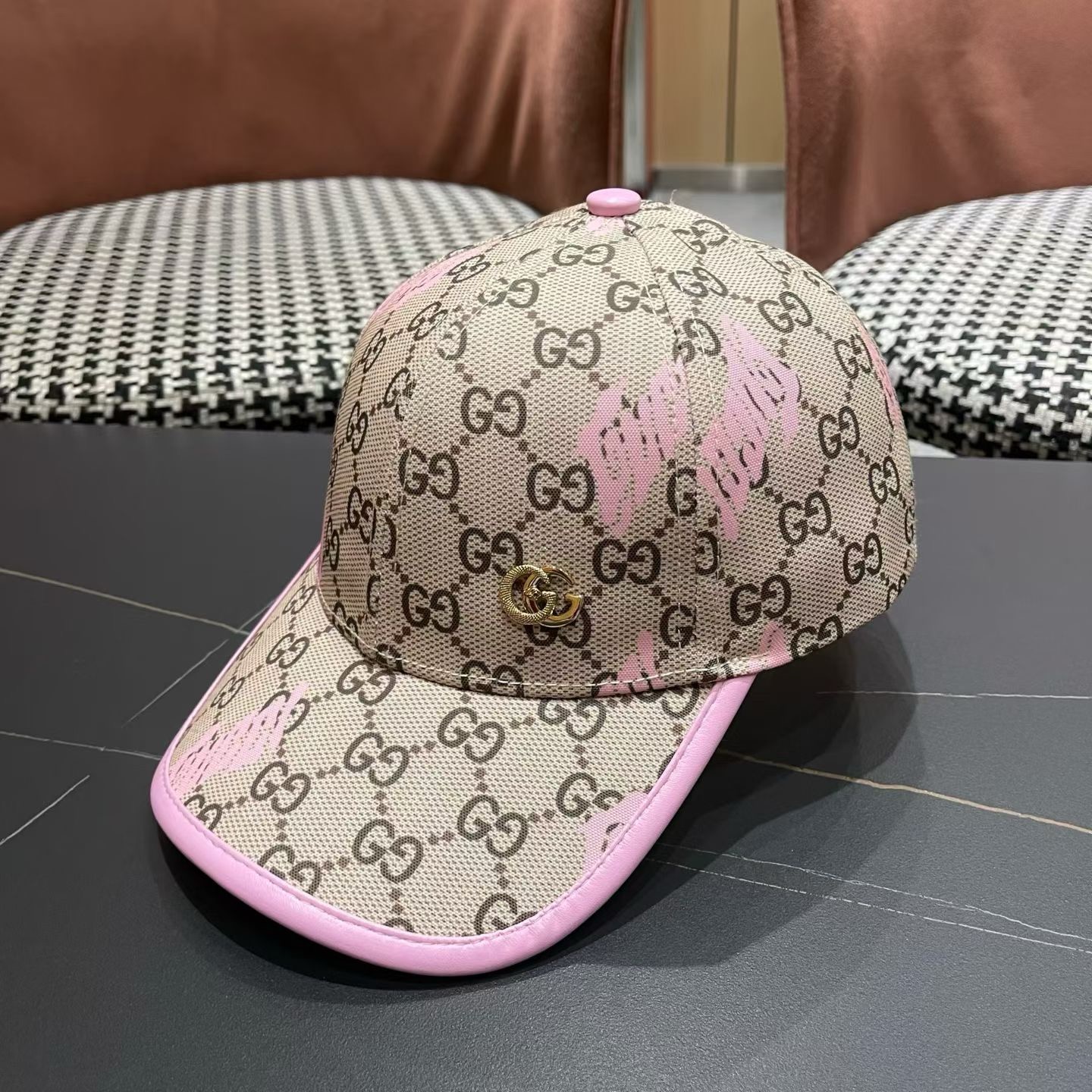 【GUCCI 古奇】高端板本原单棒球帽，做工精细透气舒适❤️日韩时尚潮流❤️❤️❤️棒球帽原单品质火爆来