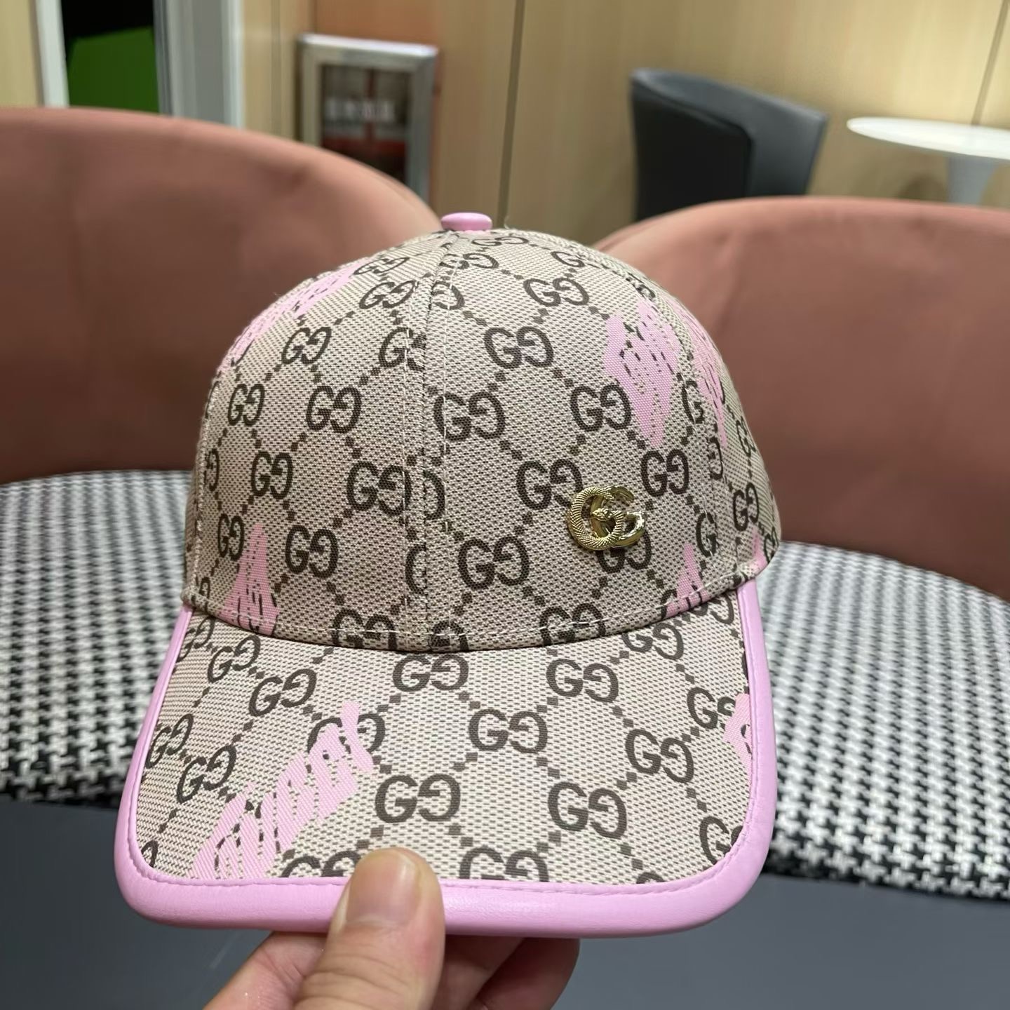 【GUCCI 古奇】高端板本原单棒球帽，做工精细透气舒适❤️日韩时尚潮流❤️❤️❤️棒球帽原单品质火爆来