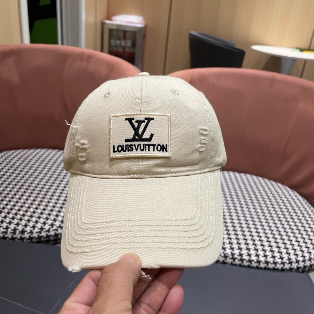 LV路易威登棒球帽🧢轻盈透气。完美版型，独家实物拍摄，男女适用